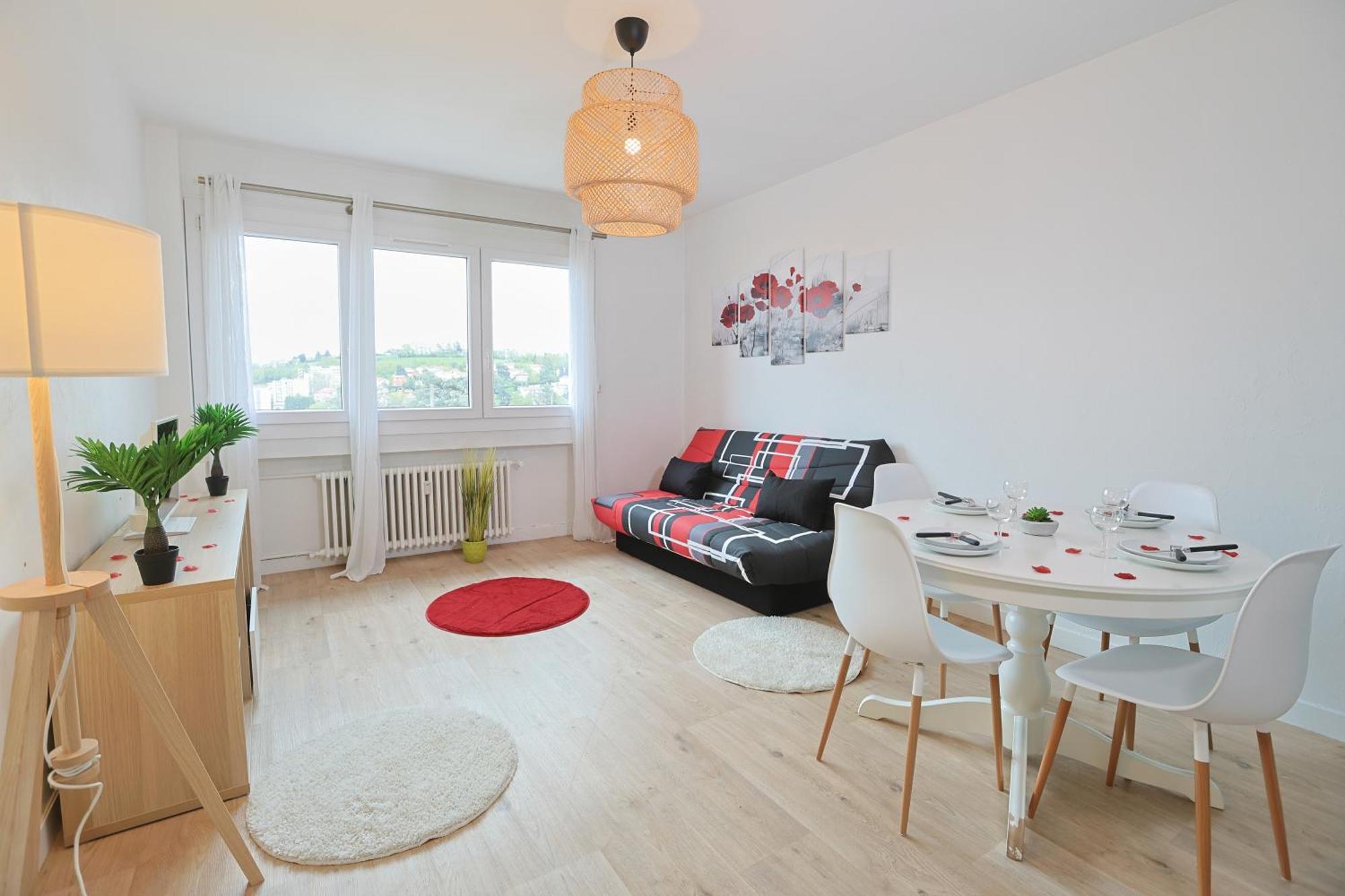 Evasion Pro & Fun A Saint-Etienne - Proche Hpl Appartement Buitenkant foto